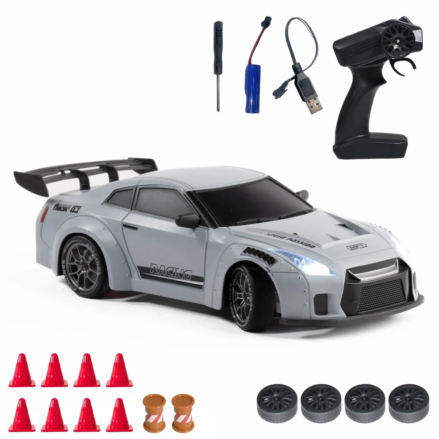 Flare - Semi-Hobby Grade RC Drift Car (Race and Burnout Variants)