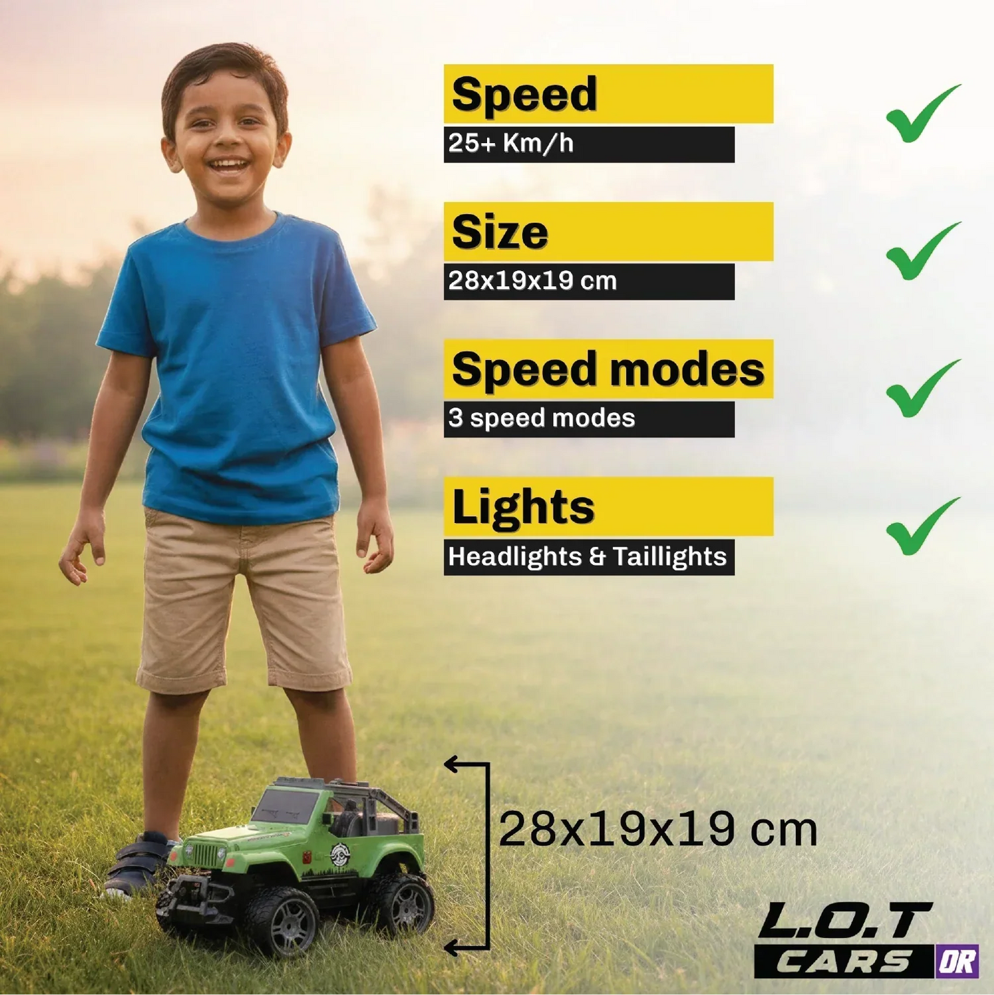 Knox - Semi-Hobby Grade Off Road Remote Control Jeep and RC Truck