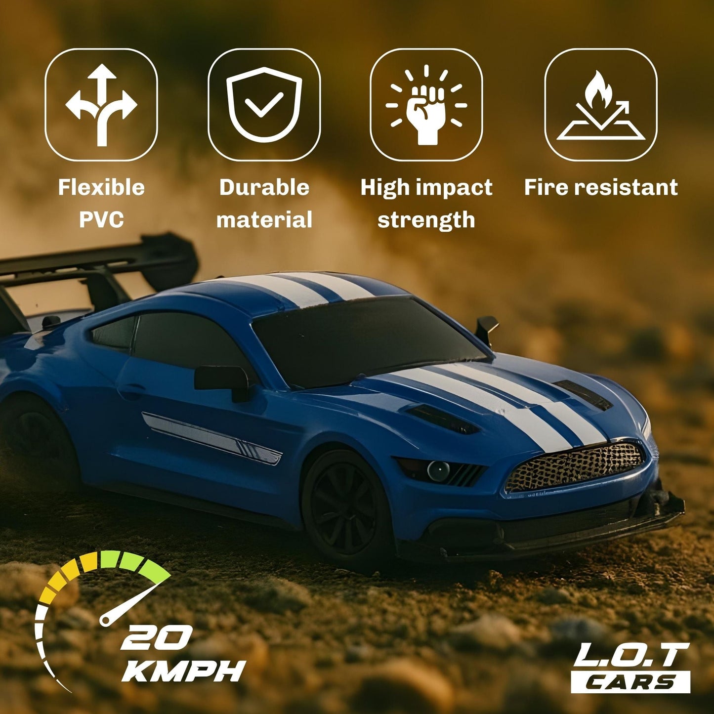 Ghost - Semi-Hobby Grade RC Drift Car with Lights